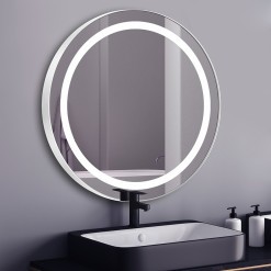 Oglindă Silvia Inox White