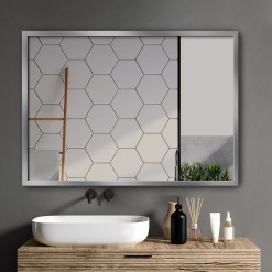 Oglindă alu 001 Chrome