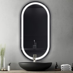 Oglindă Alice Inox Black