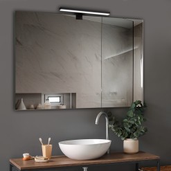 Oglindă Shape 04 + Consol 01 Black