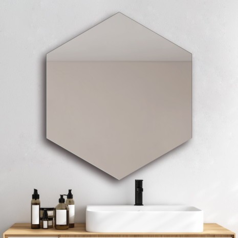 Oglindă Hexagon