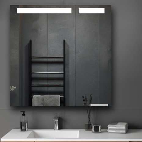 Dulap cu oglindă Atlant LED 202 70x70