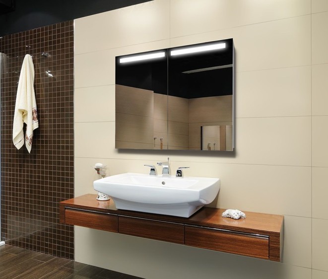 Dulap cu oglindă Benedetto + Bluetooth - Fotografie 4