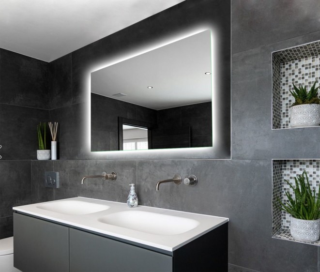 Oglindă Shape 04 +  ambilight  - Fotografie 2 Oglindă Shape 04 +  ambilight  - Fotografie 2