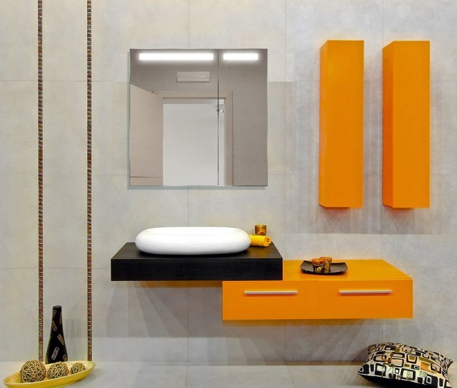 Dulap cu oglindă Atlant LED 202 70x70 - Fotografie 3