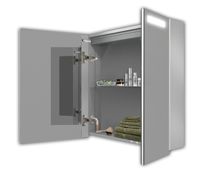 Dulap cu oglindă Atlant LED 202 70x70 - Fotografie 5