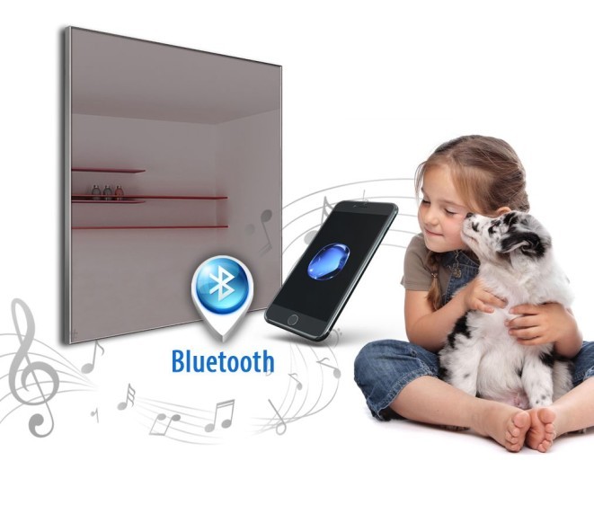 Oglindă alu 008 + Bluetooth - Fotografie 2