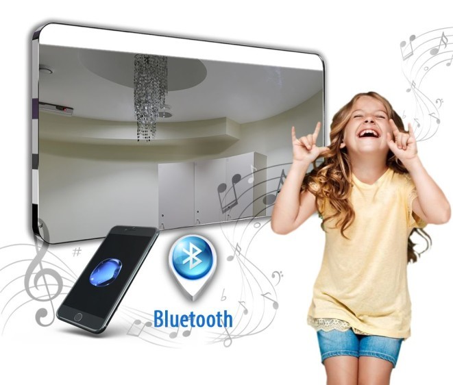 Oglindă Diana Inox Gloss + Bluetooth - Fotografie 4