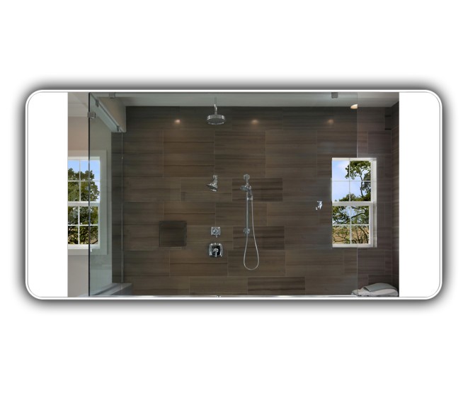 Oglindă Sabina Inox White - Fotografie 2