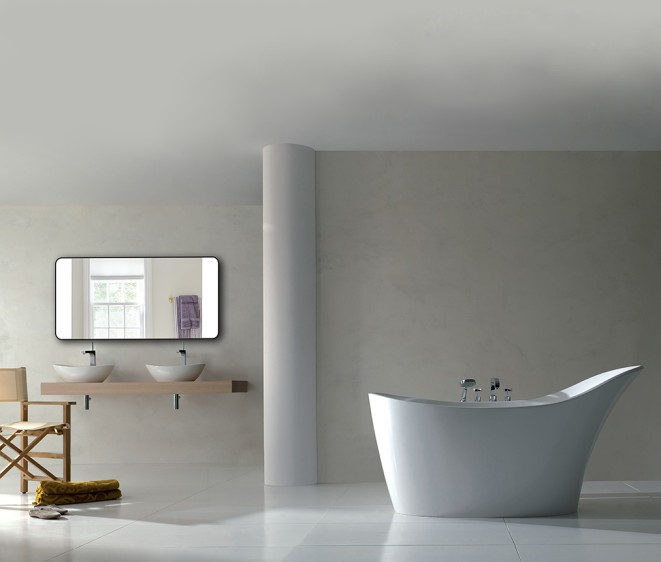 Oglindă Sabina Inox Black - Fotografie 3