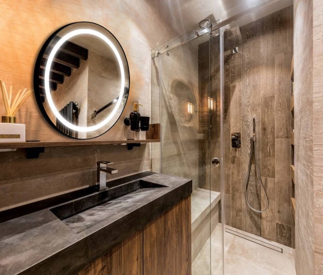 Oglindă Silvia Inox Black - Fotografie 4