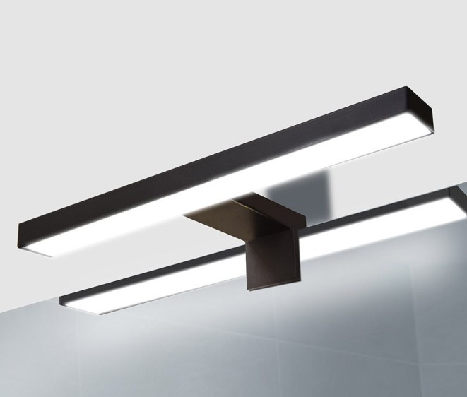 Oglindă Shape 04 + Consol 01 Black - Fotografie 1