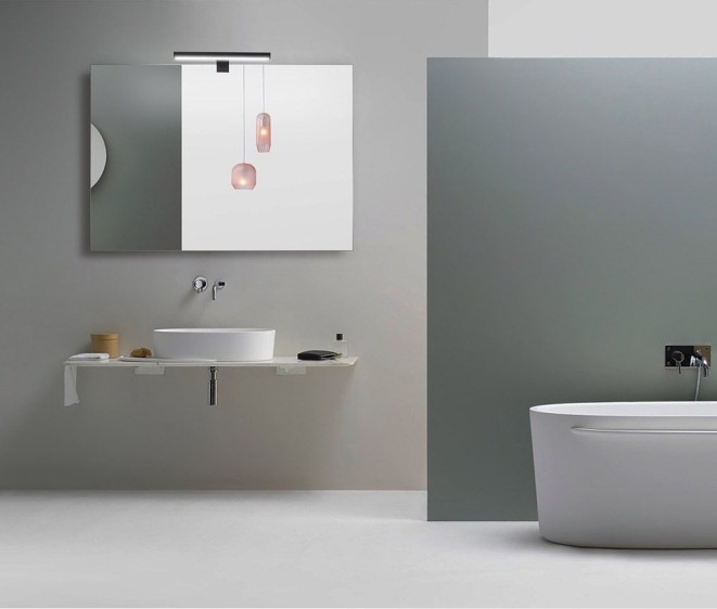 Oglindă Shape 04 + Consol 01 Black - Fotografie 3