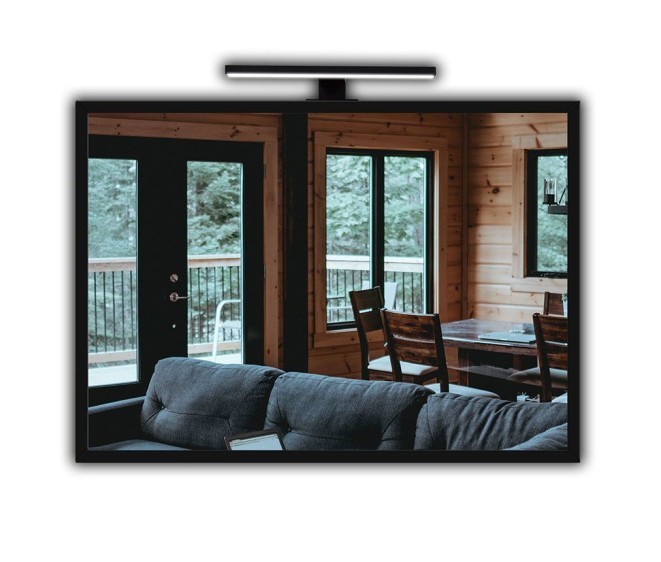 Oglindă alu 001 + Consol 01 Black - Fotografie 2