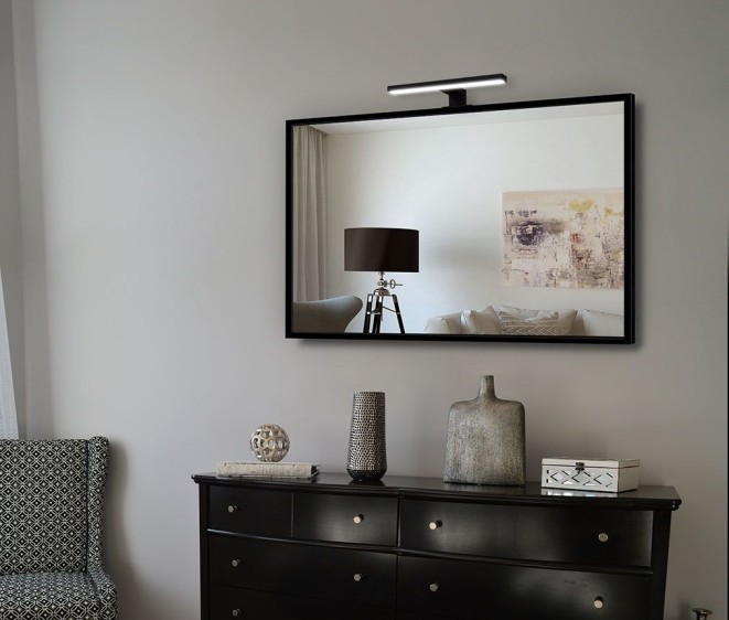 Oglindă alu 001 + Consol 01 Black - Fotografie 3