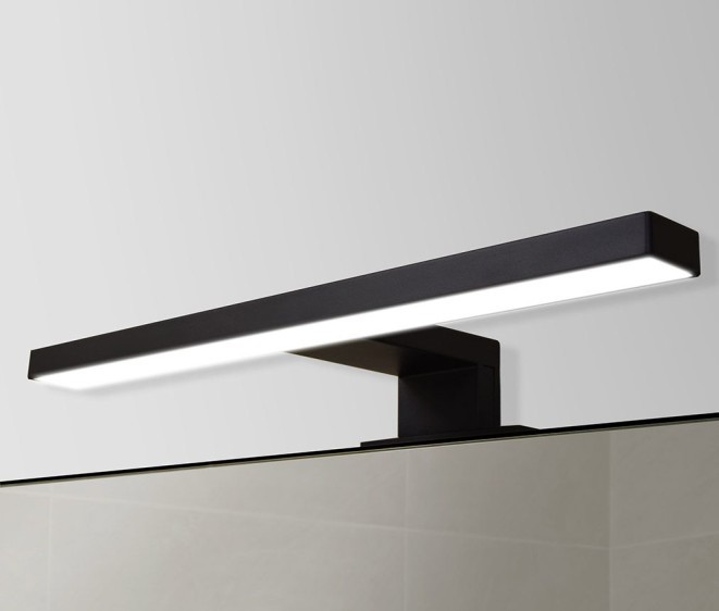 Oglindă alu 008 + Consol 01 Black - Fotografie 2