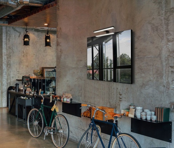 Oglindă alu 008 + Consol 01 Black - Fotografie 3