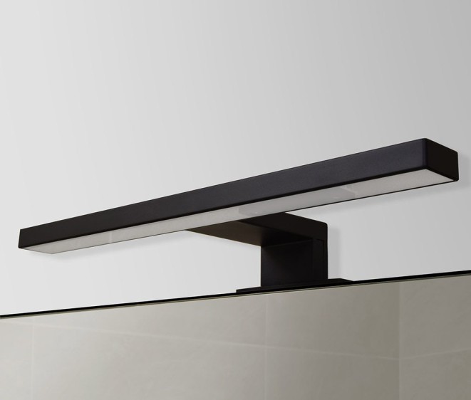 Oglindă alu 008 + Consol 01 Black - Fotografie 5