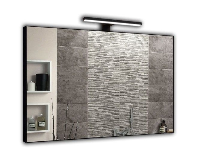 Oglindă alu 008 + Consol 01 Black - Fotografie 1