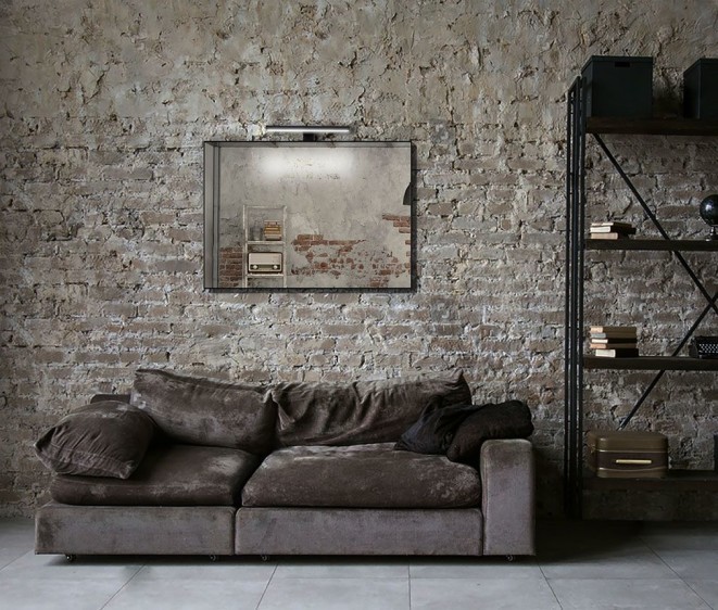 Oglindă alu 008 + Consol 01 Black - Fotografie 6