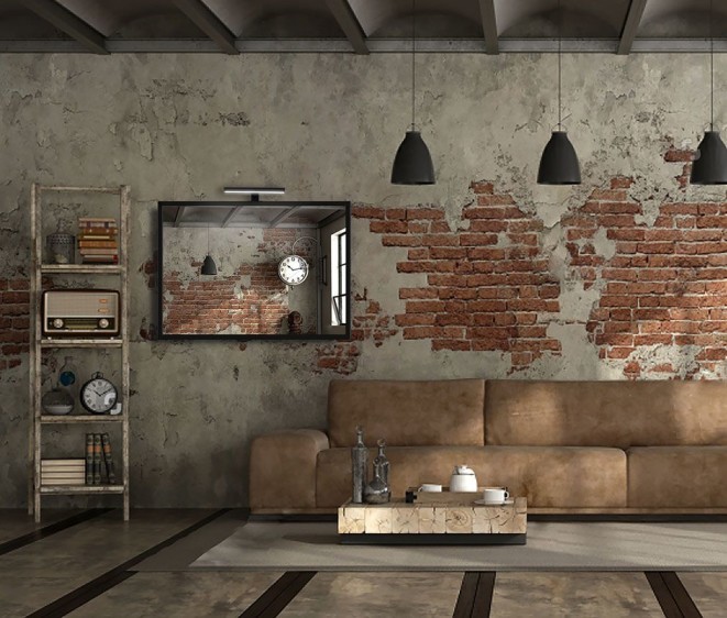 Oglindă alu 001 + Consol 01 Black - Fotografie 5