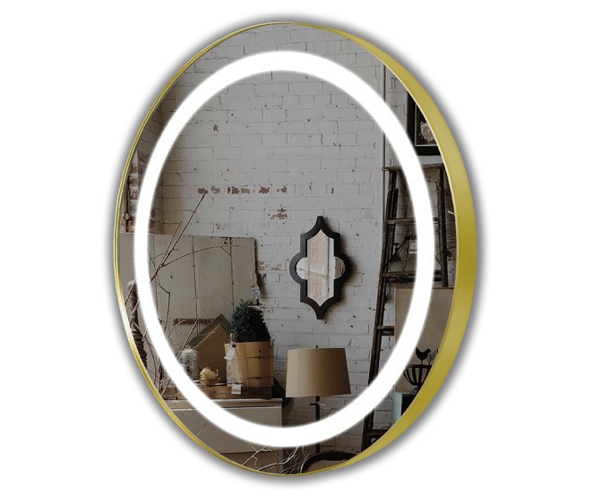 Oglindă Silvia Inox Gold - Fotografie 1