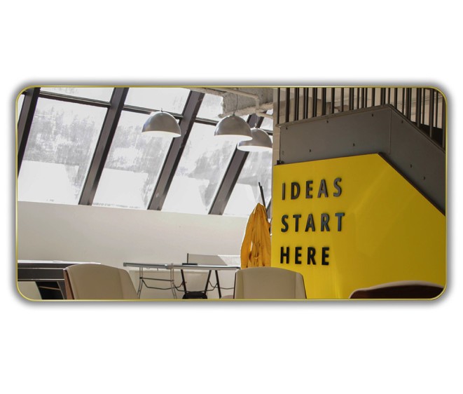 Oglindă Inox Gold - Fotografie 2