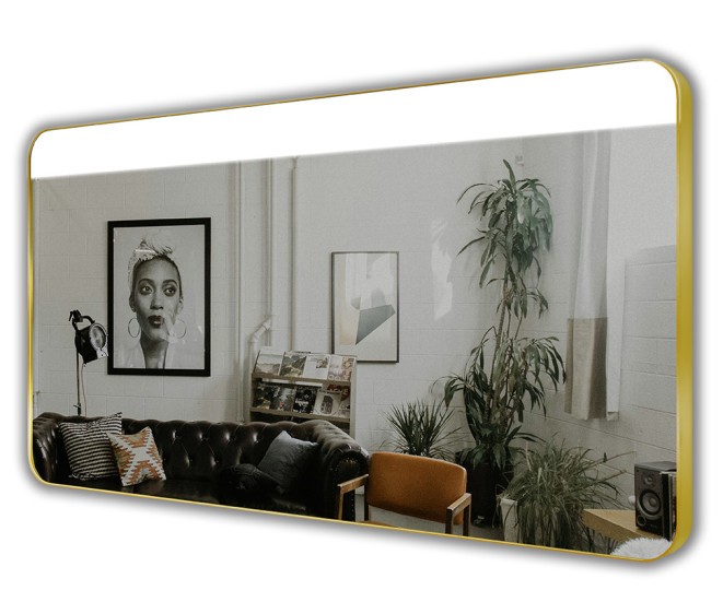 Oglindă Diana Inox Gold - Fotografie 1