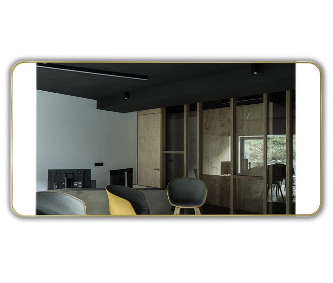 Oglindă Sabina Inox Gold - Fotografie 2 Oglindă Sabina Inox Gold - Fotografie 2