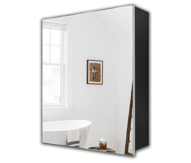 Dulap cu oglindă Atlant 101 Black - Fotografie 1