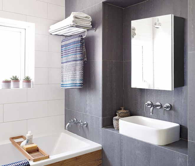 Dulap cu oglindă Atlant 101 Black - Fotografie 4