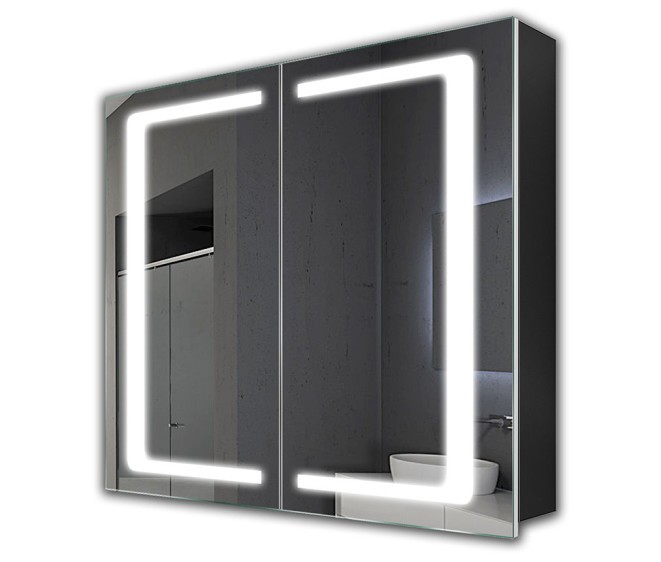 Dulap cu oglindă Andrea Black - Fotografie 1