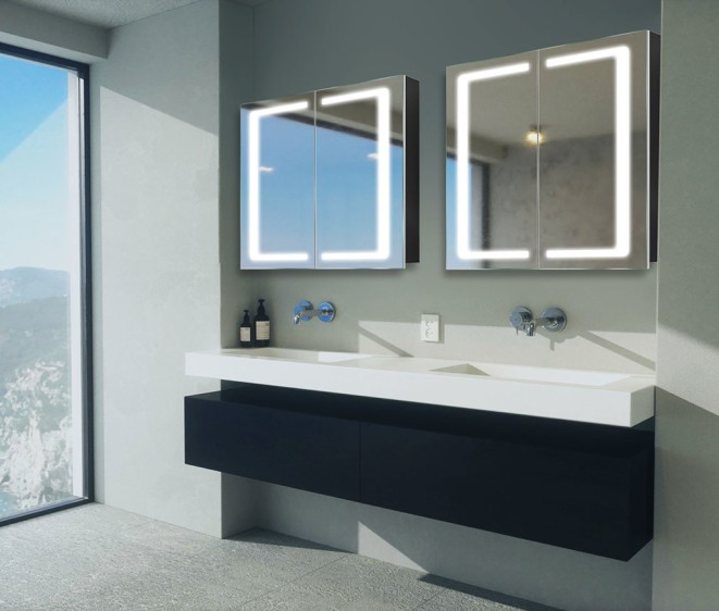 Dulap cu oglindă Andrea Black - Fotografie 4