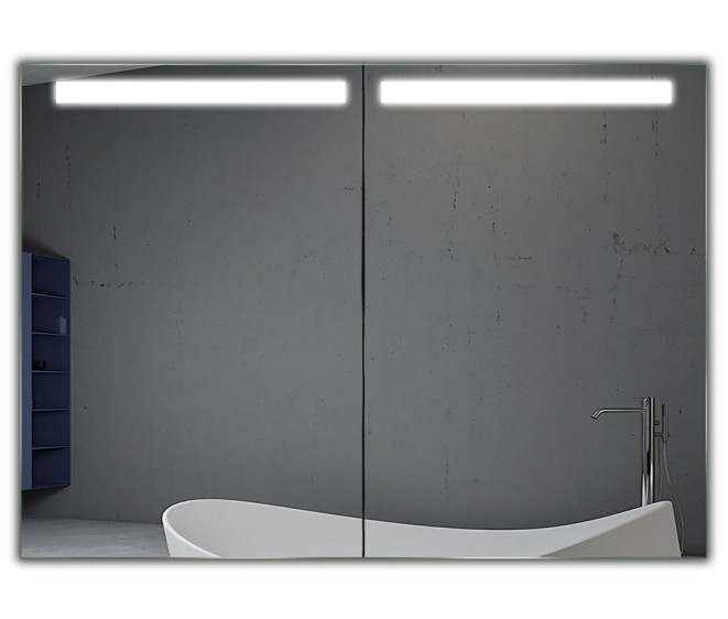 Dulap cu oglindă Benedetto Black - Fotografie 2