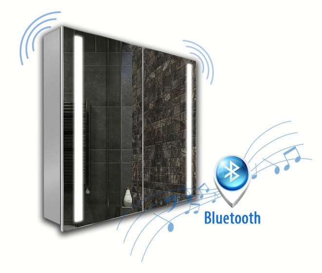 Dulap cu oglindă Biaggio + Bluetooth - Fotografie 1