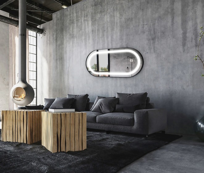 Oglindă Anatolia Inox Black - Fotografie 4