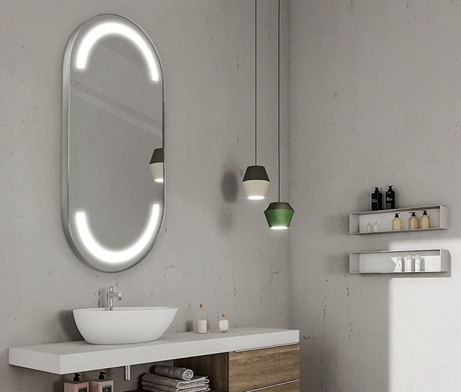 Oglindă Alberta Inox - Fotografie 3