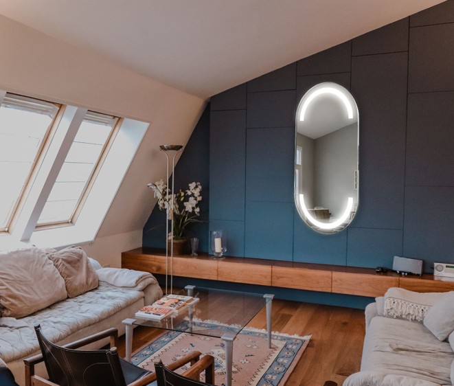 Oglindă Alberta Inox Gloss - Fotografie 6