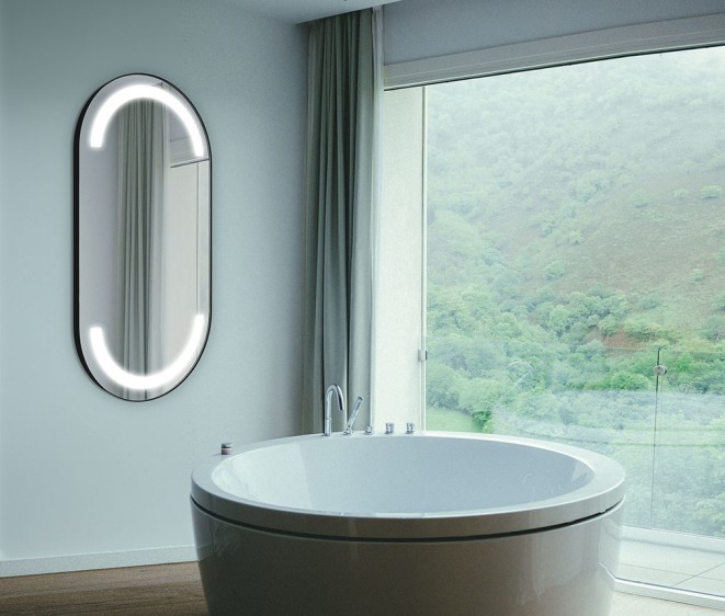 Oglindă Alberta Inox Black - Fotografie 3