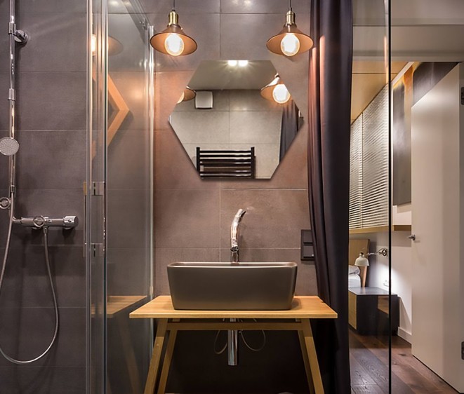 Oglindă Hexagon H - Fotografie 2