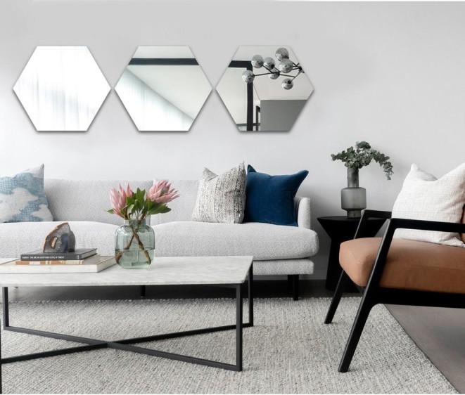 Oglindă Hexagon H - Fotografie 4