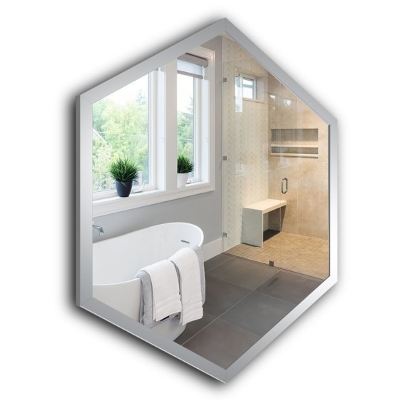 Oglindă Hexagon Alu - Fotografie 2