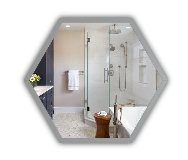 Oglinzi Hexagon Alu H - Fotografie 1