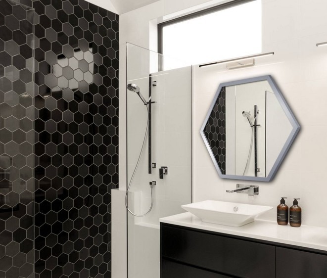 Oglinzi Hexagon Alu H - Fotografie 3