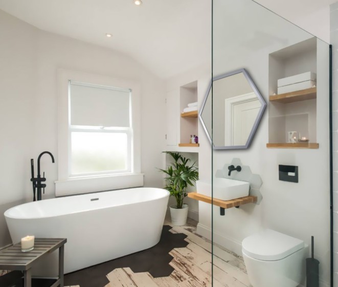 Oglinzi Hexagon Alu H - Fotografie 4