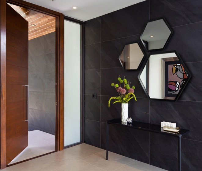 Oglinzi Hexagon Alu H Black - Fotografie 3