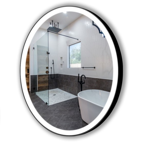 Oglindă Carlotta Inox Black - Fotografie 1