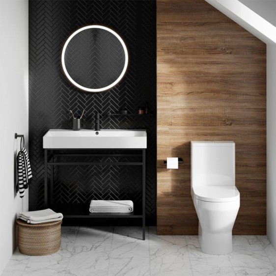 Oglindă Carlotta Inox Black - Fotografie 4