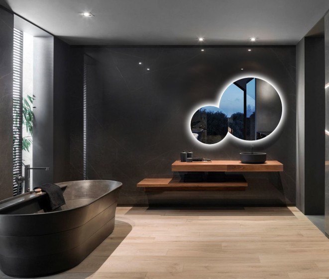 Oglindă Circles + амбиambilightайт - Fotografie 2