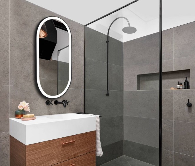 Oglindă Sofia Inox Black - Fotografie 5